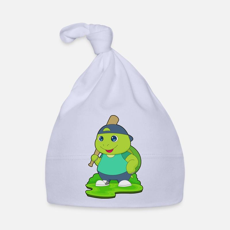 Turtle Baseball Baseball Bat Organic Baby Cap