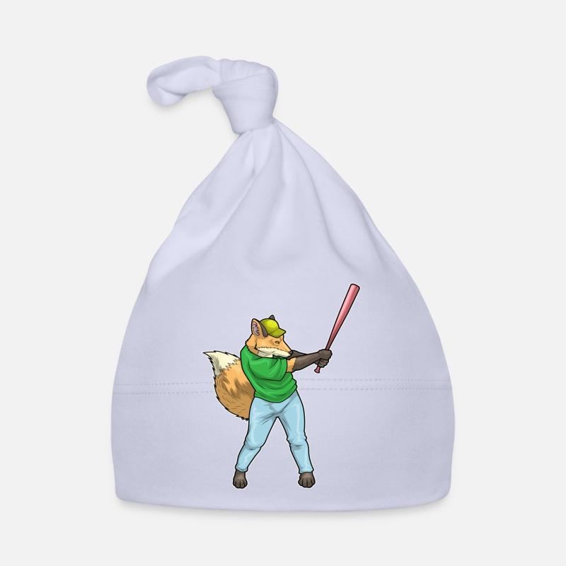 Batte de baseball Fox - Bonnet bio Bébé - ciel