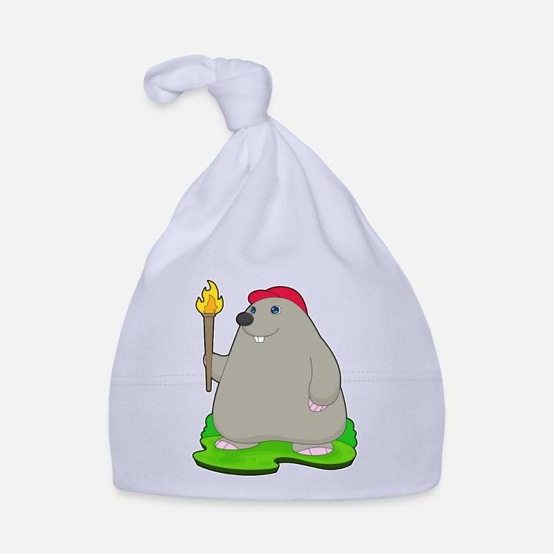 Torche taupe Bonnet bio Bébé