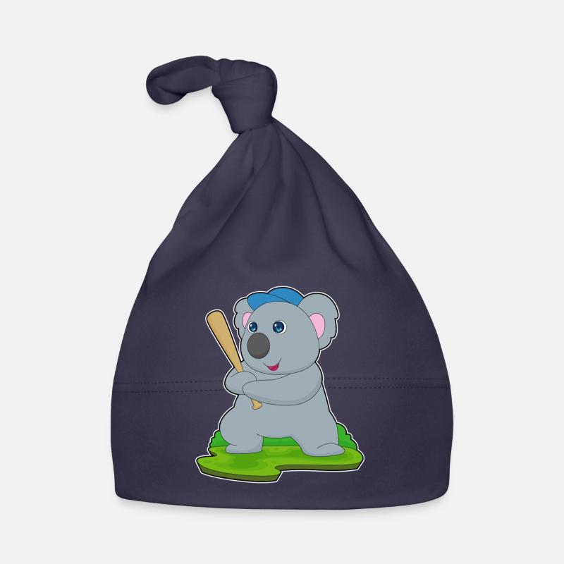 Koala Baseball Baseballschläger Baby Bio-Mütze