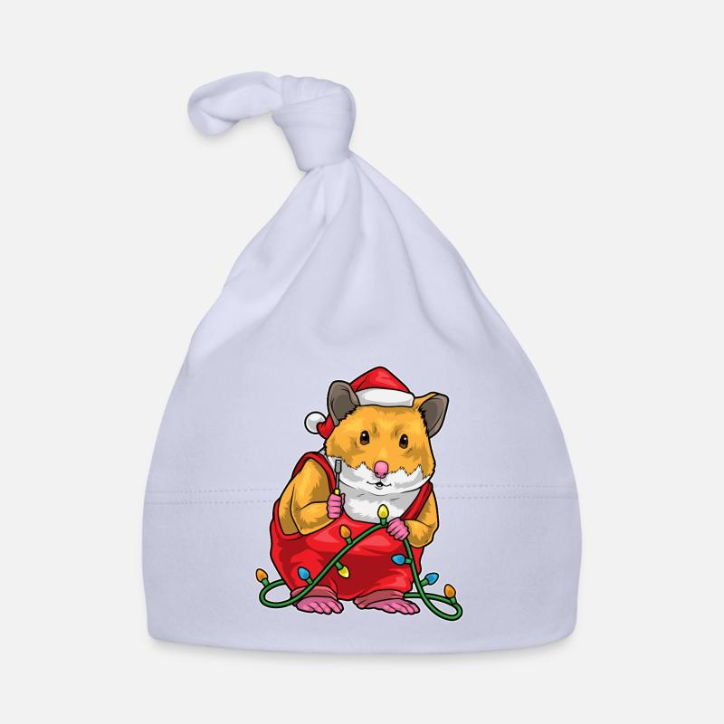 Hamster Weihnachten Handwerker Baby Bio-Mütze
