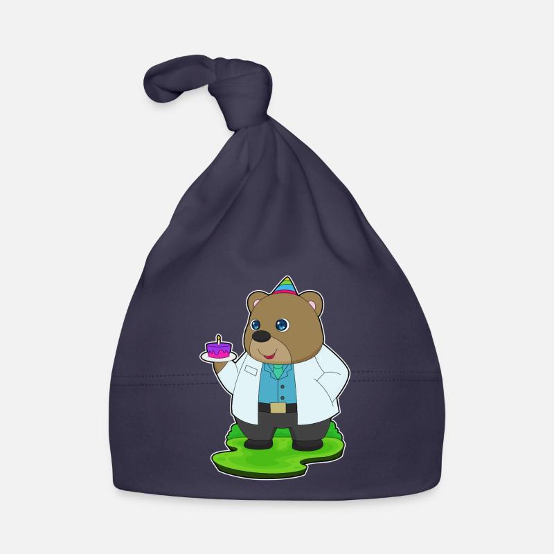 Bär Geburtstag Arzt Baby Bio-Mütze