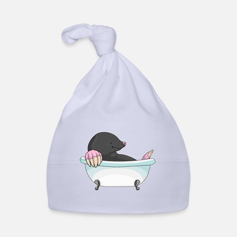 Mole bathtub Organic Baby Cap