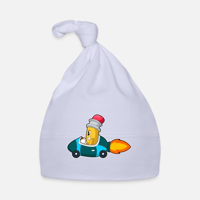 Voiture crayon Bonnet bio Bébé