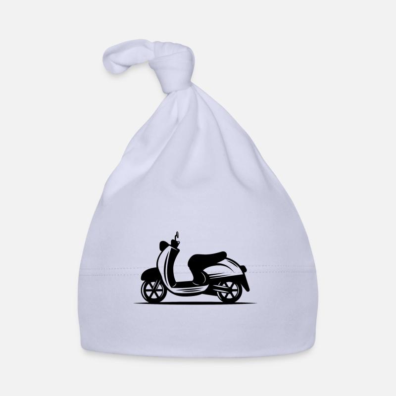 Mofa - Motorroller - Moped Baby Bio-Mütze