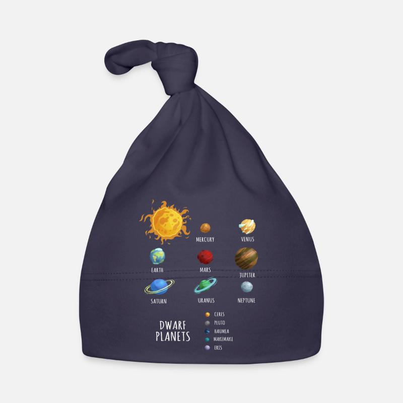 Dwarf Planets, dwarf planets in the solar system Organic Baby Cap