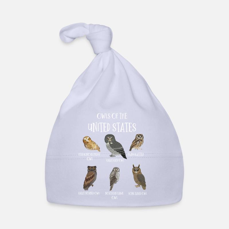 Eulenarten, Eulen & Kauze, Eule Fan Baby Bio-Mütze