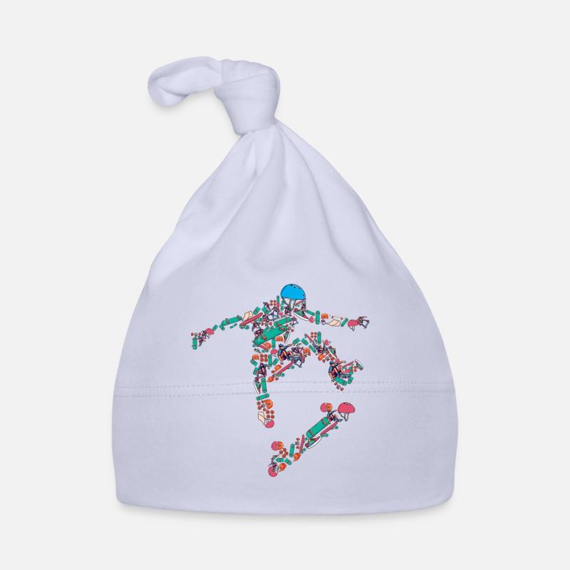 Planche à roulettes, planches à roulettes, halfpipe Hawk Bonnet bio Bébé