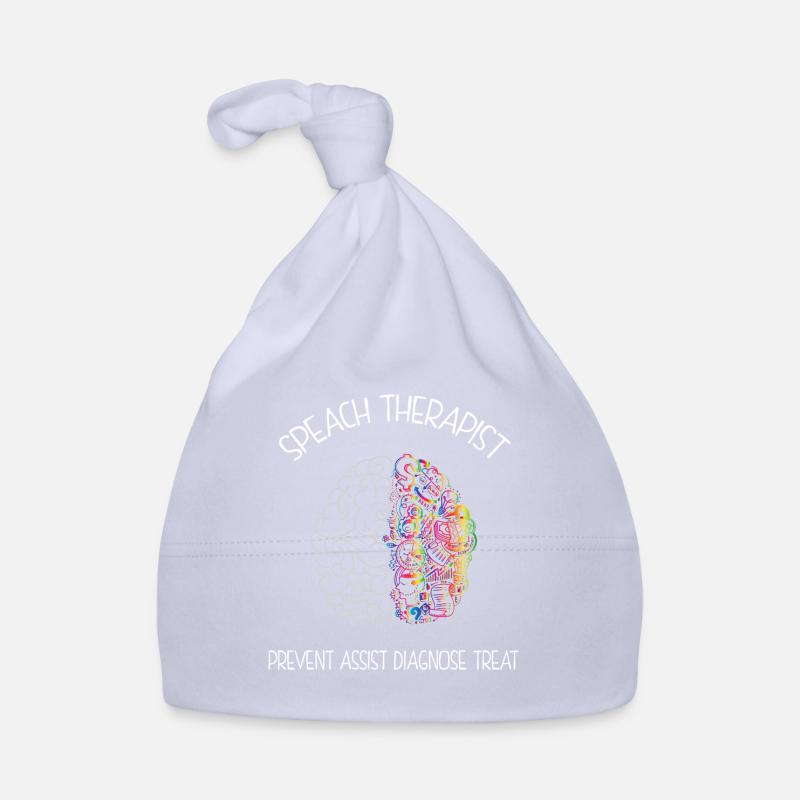 Brain Of A Speech Pathologist Gift Language Organic Baby Cap