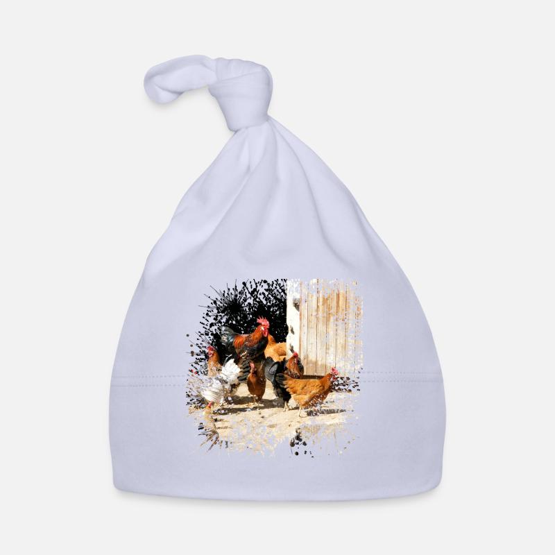 Poulets heureux à la ferme Bonnet bio Bébé