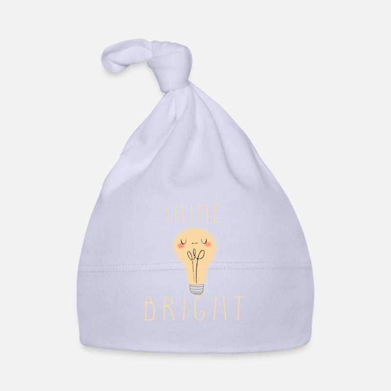 SHINE BRIGHT (Not just) tonight - Bonnet bio Bébé - ciel