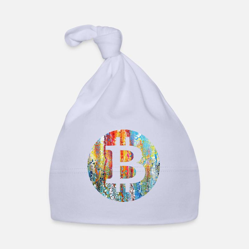 Bitcoin Art Baby Bio-Mütze