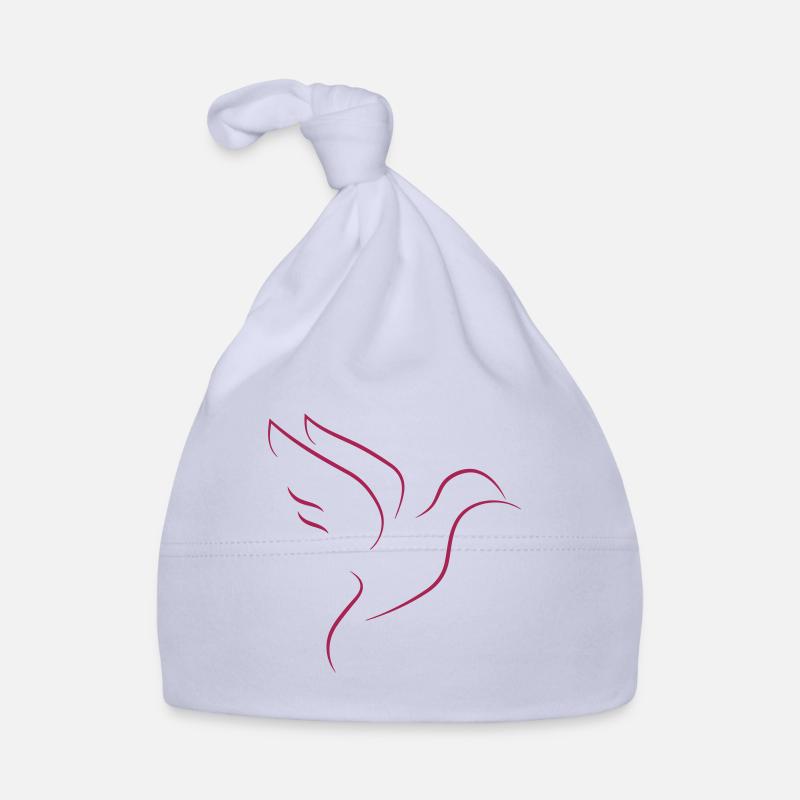 Taube Baby Bio-Mütze