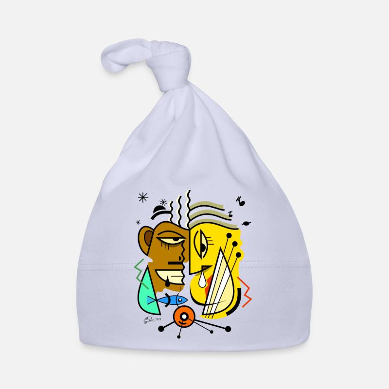 Jonas and Yel - Bonnet bio Bébé - ciel