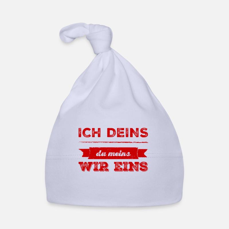 ich deins, du meins, wir eins Baby Bio-Mütze