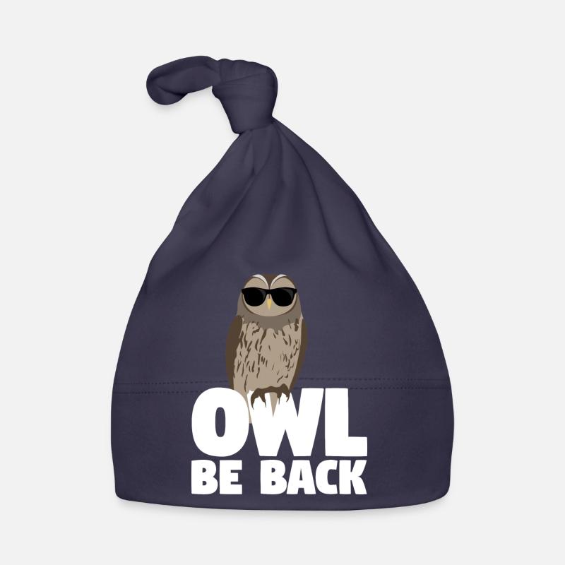 Owl be Back Eule Baby Bio-Mütze