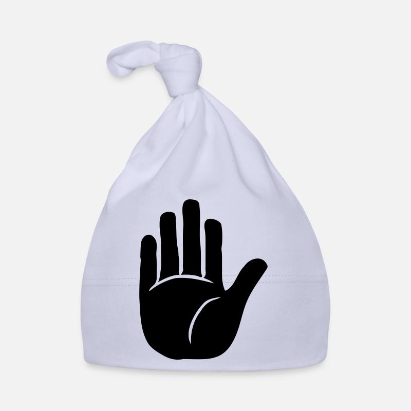 Funny welcome hand Organic Baby Cap