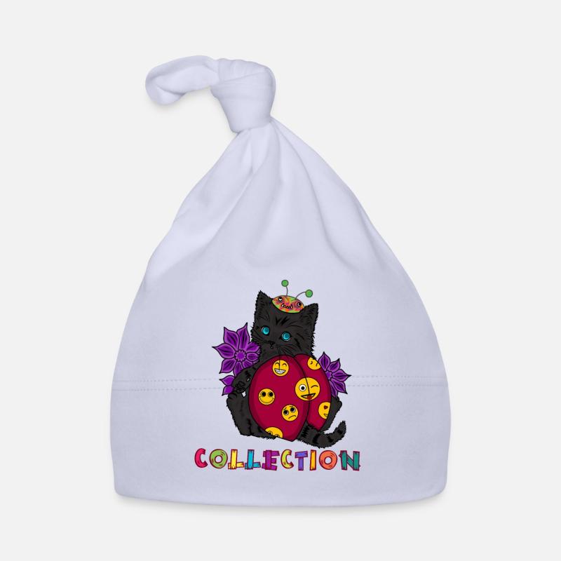 Drôle de chat Bonnet bio Bébé