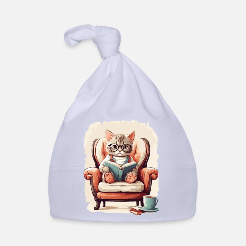 Chat intelligent mignon Bonnet bio Bébé