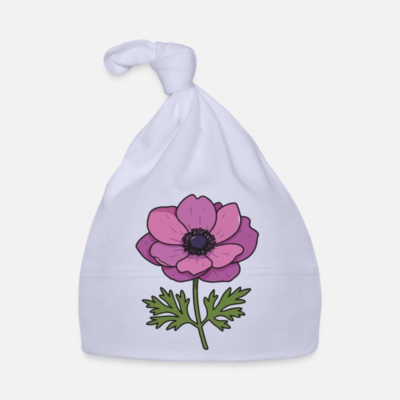 Anemonenblüte Baby Bio-Mütze