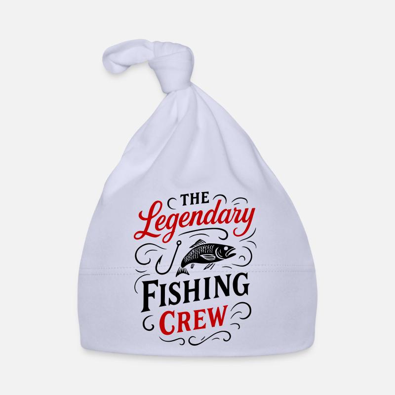 Fishing Crew Saying Organic Baby Cap
