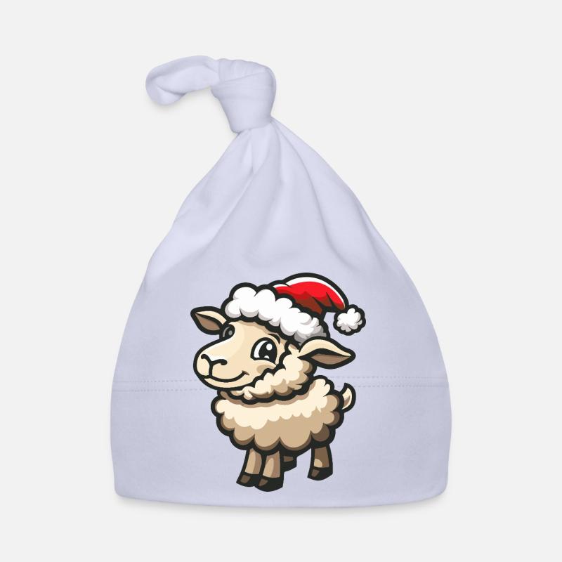 Sheep Christmas Organic Baby Cap