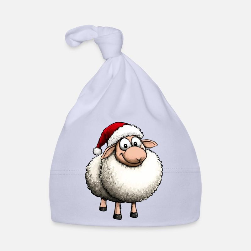 Sheep Christmas Organic Baby Cap