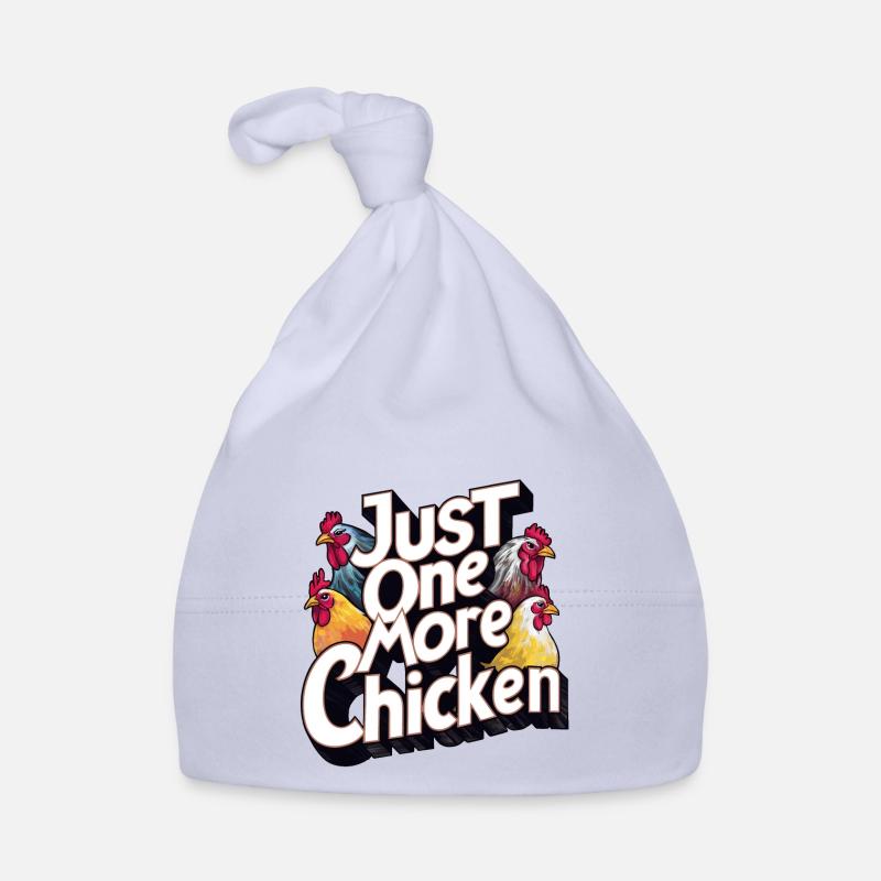 Nur noch ein Huhn lustigers Hühnerdesign Spruch Baby Bio-Mütze
