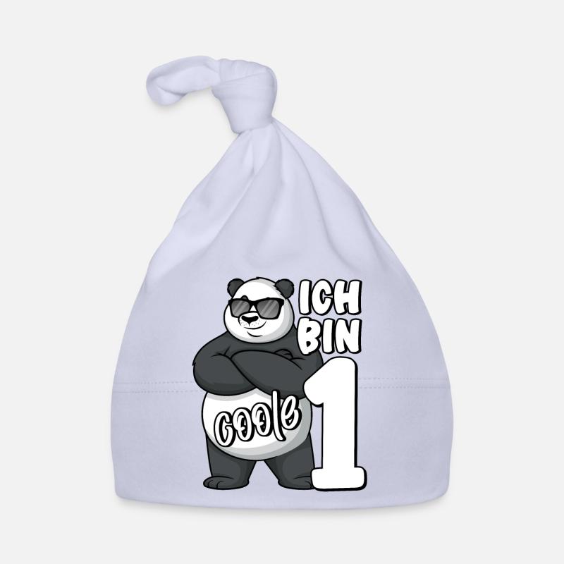 1. Geburtstag Junge 1 Jahr Panda Ich bin coole 1 Baby Bio-Mütze