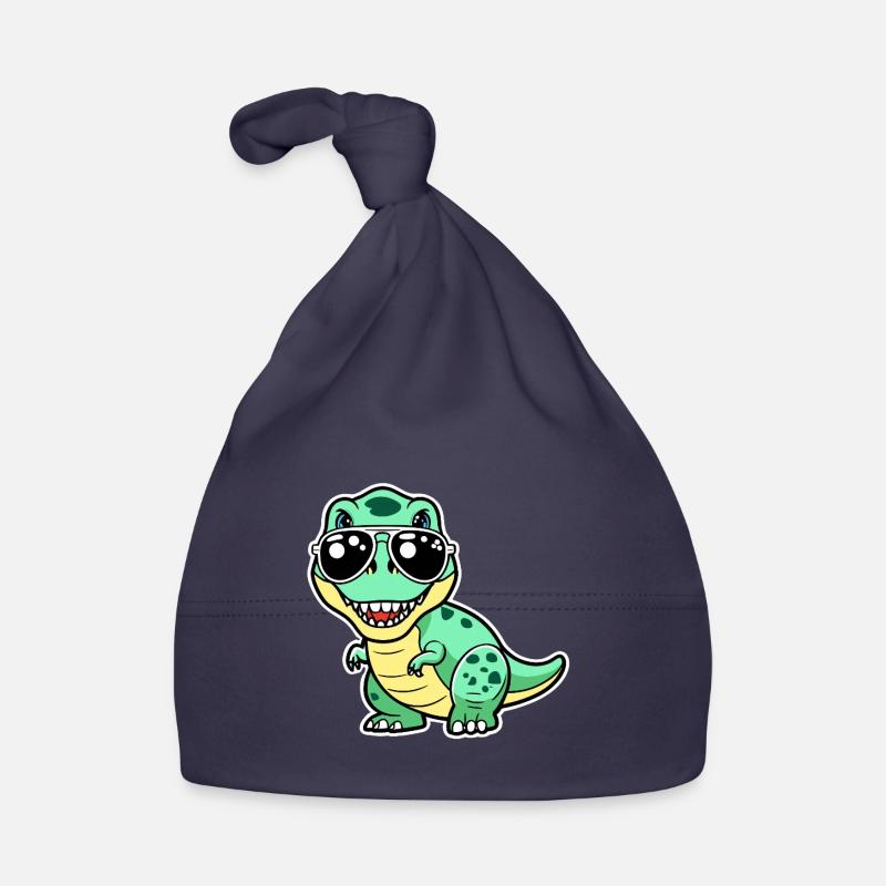 Dino mit Brille - Cool Baby Bio-Mütze