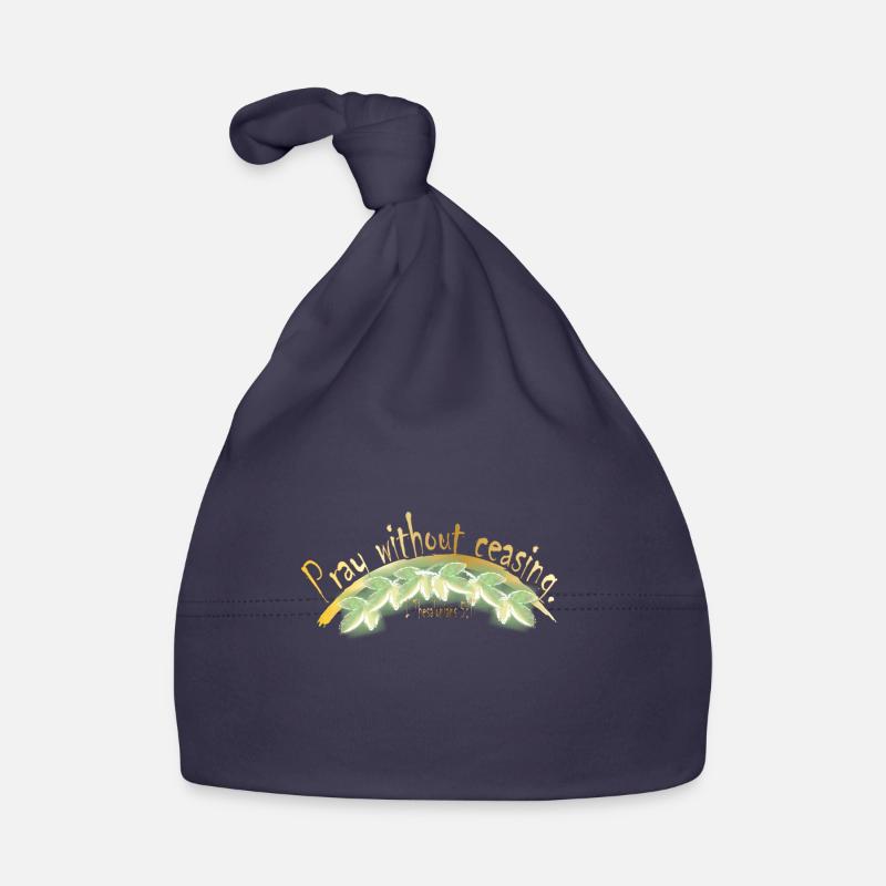 Pray without ceasing Organic Baby Cap