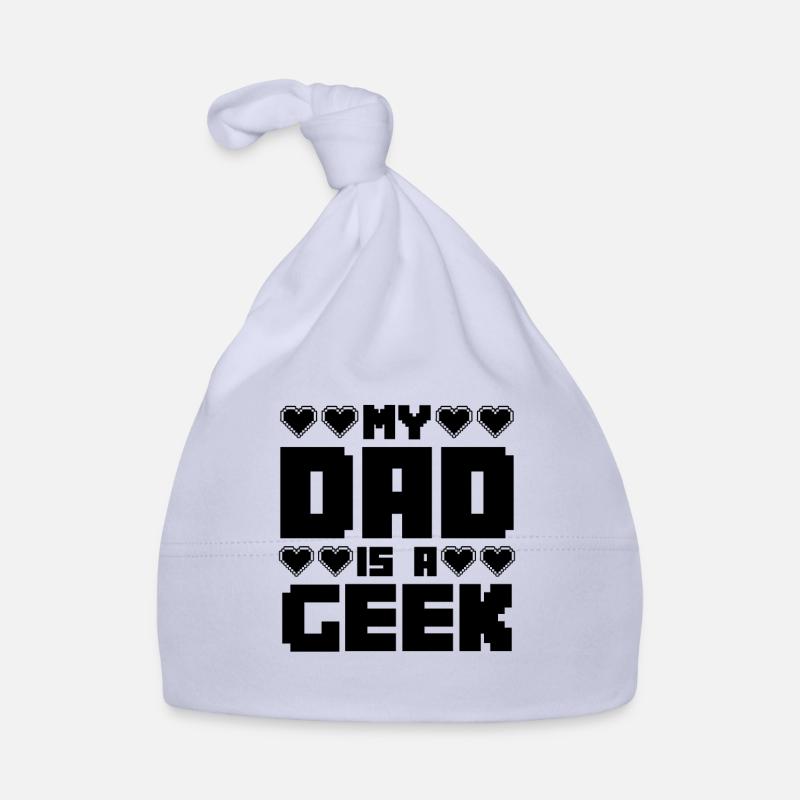 Geek Papa Papa sort Bonnet bio Bébé