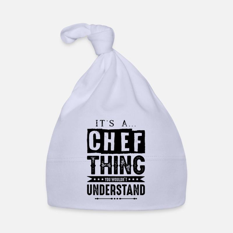 chef chef chef kitchen Organic Baby Cap