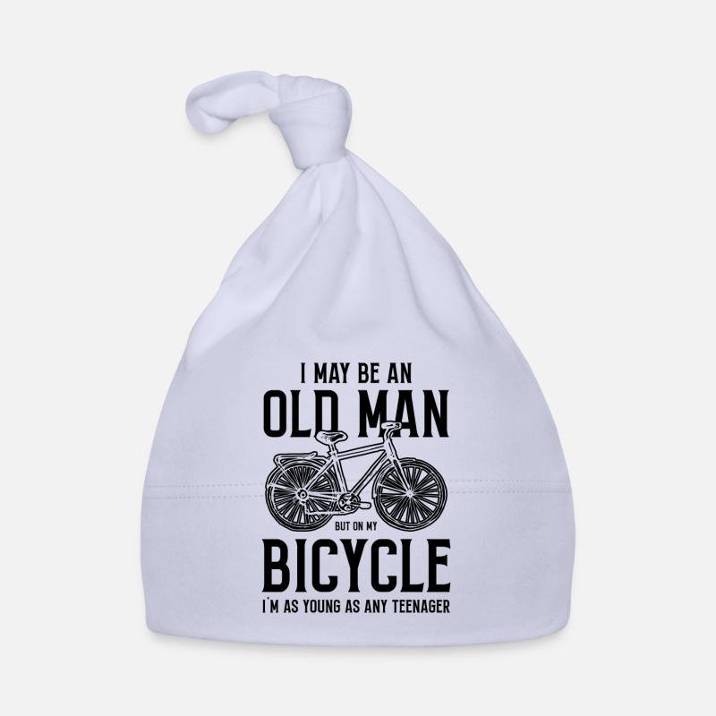 Fahrrad alter mann opa Baby Bio-Mütze