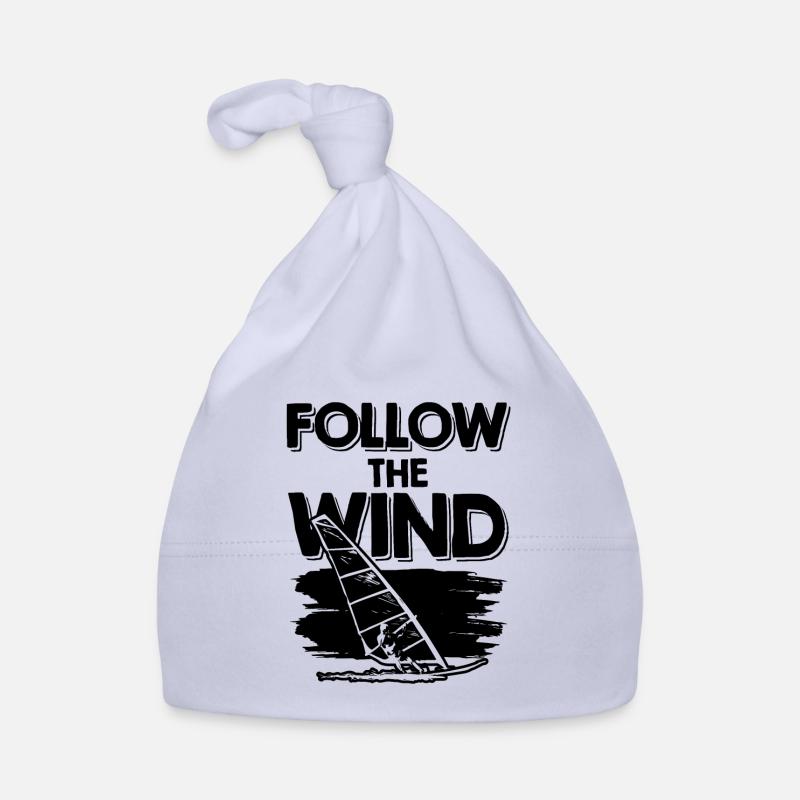 Windsurffer - Bonnet bio Bébé - ciel