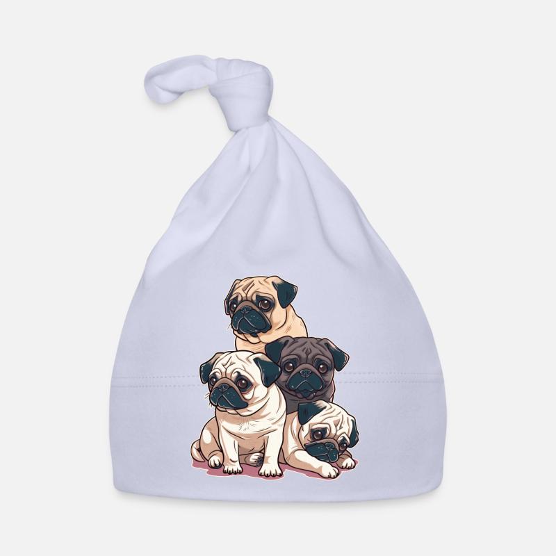 Pile de carlins Bonnet bio Bébé