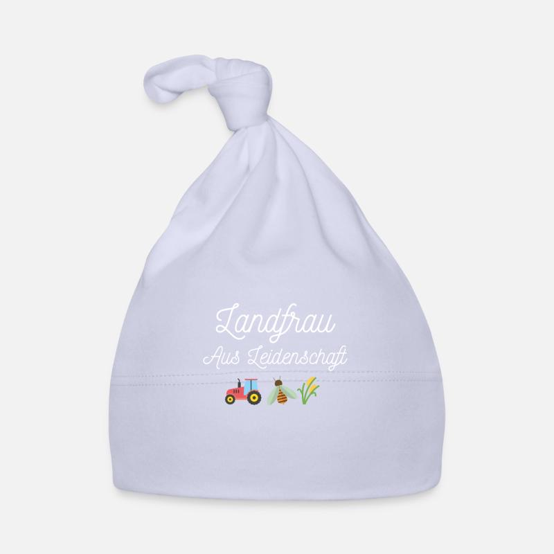 Landfrau aus Leidenschaft Geschenk Baby Bio-Mütze