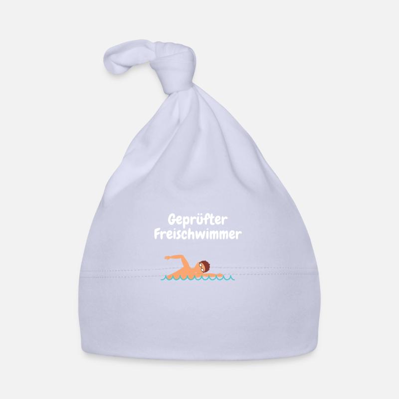 Geprüfter Freischwimmer Geschenk Baby Bio-Mütze