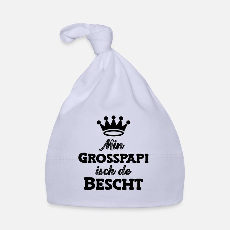 Min Grosspapi isch de bescht Opa Schweiz Grosspapi Baby Bio-Mütze