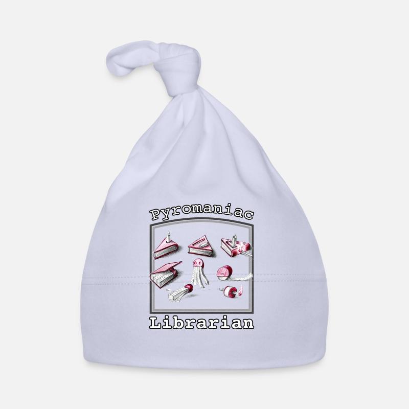 Pyromaniac Librarian Igniting Book Ideas Organic Baby Cap