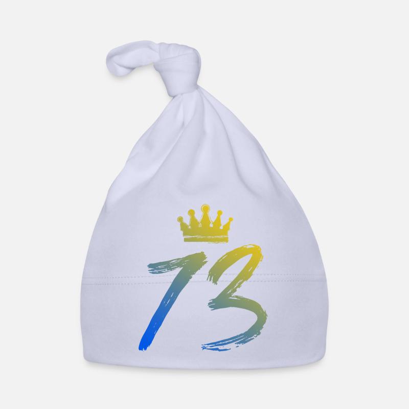 73 Crown figure Organic Baby Cap