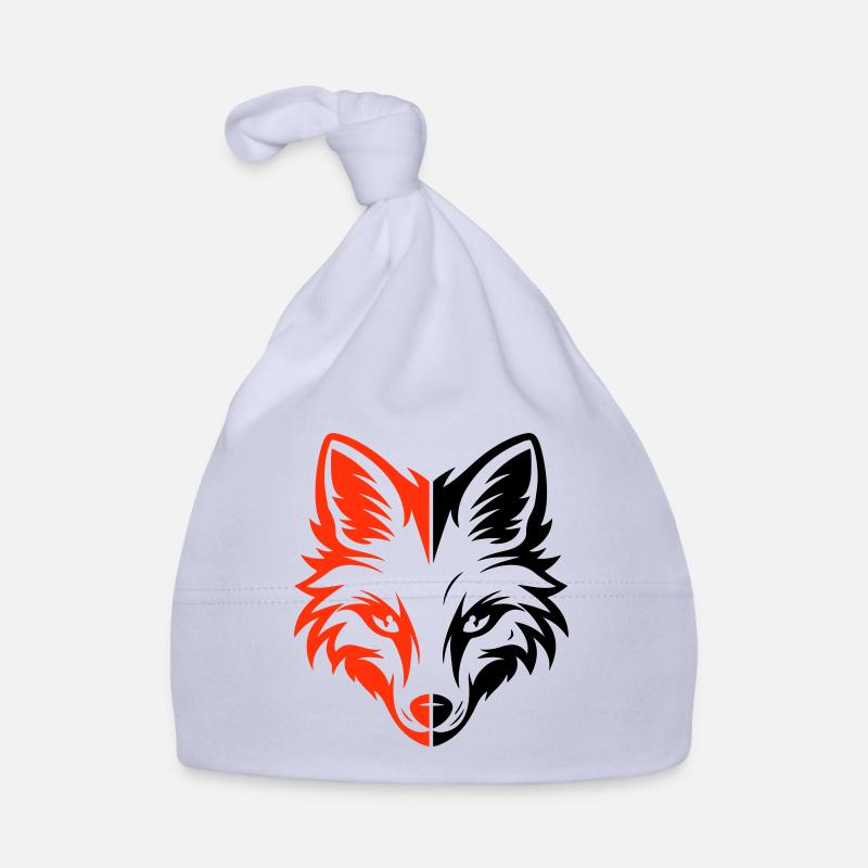 Tête de renard Bonnet bio Bébé