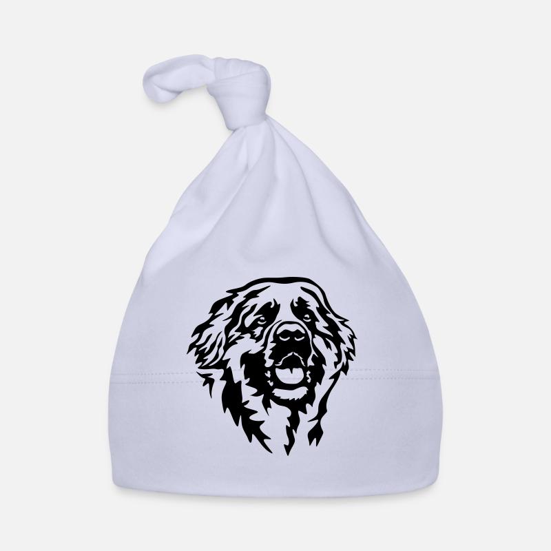 Leonberger head Organic Baby Cap