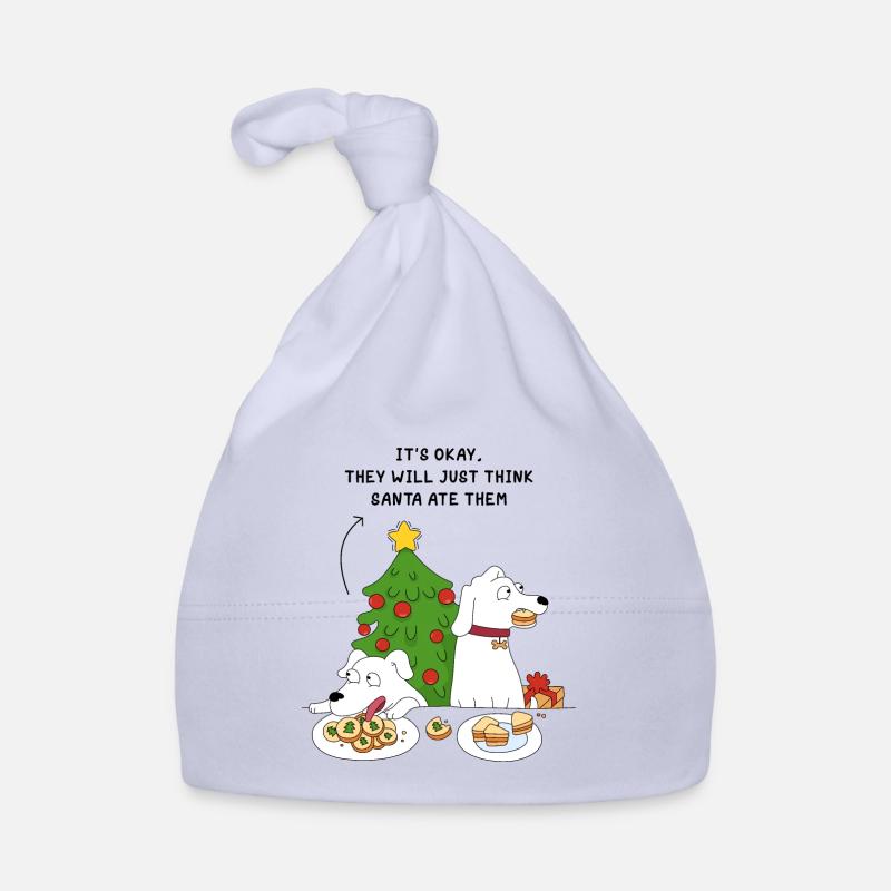 Chiens et biscuits de Noël Bonnet bio Bébé