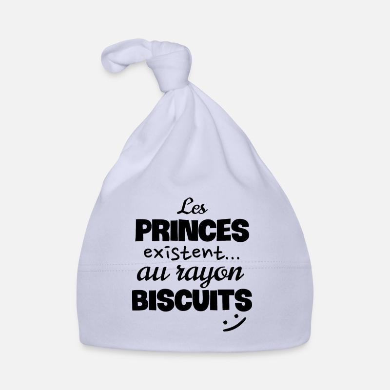Les princes existent au rayon biscuits. Humour Bonnet bio Bébé