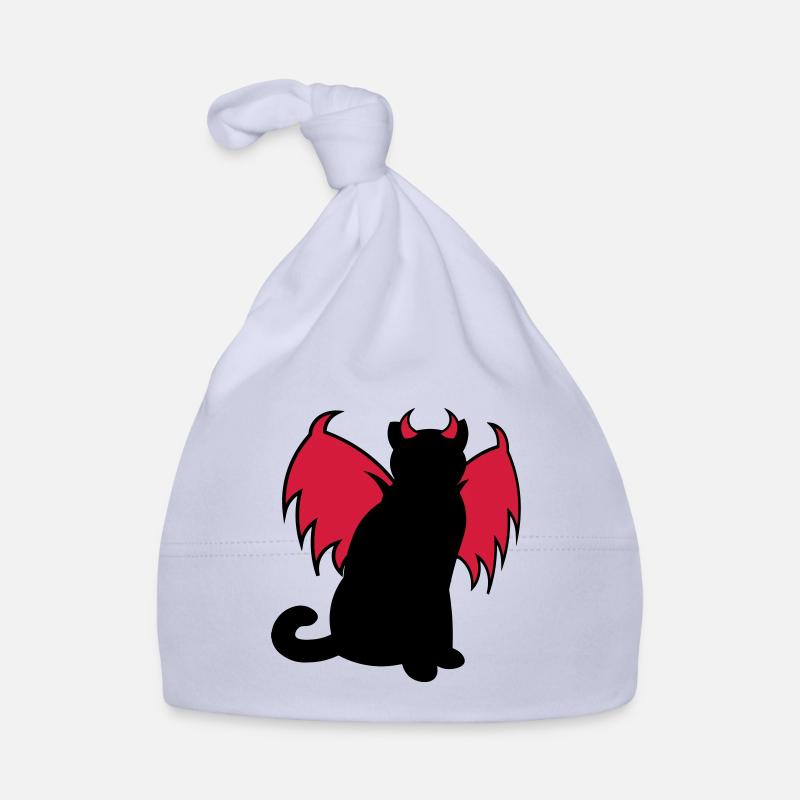 Devil Cat / Teufelskatze / chat diable / gift idea Baby Bio-Mütze