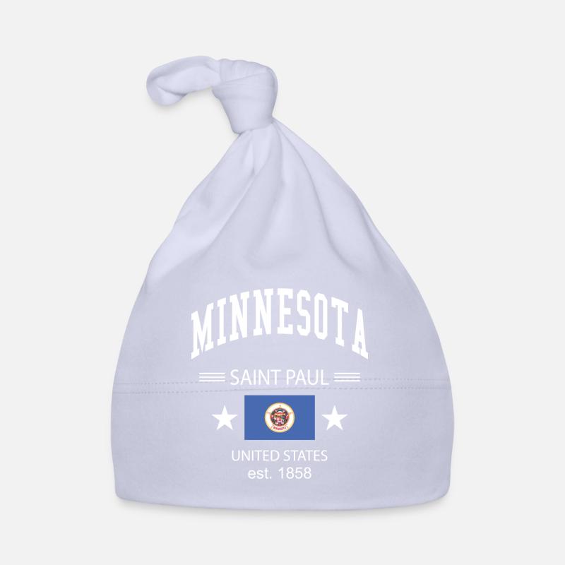 Minnesota - Bonnet bio Bébé - ciel