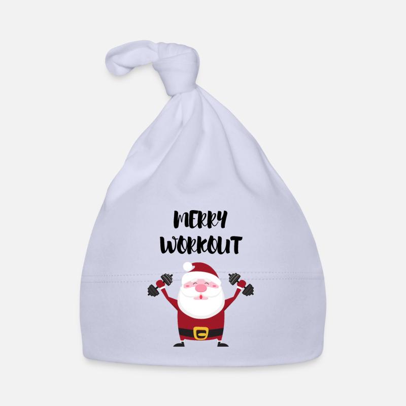 MERRY WORKOUT - Bonnet bio Bébé - ciel