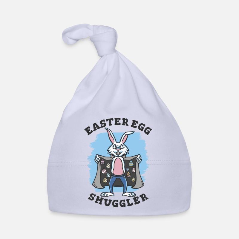 Easter egg smuggler Rabbit Organic Baby Cap