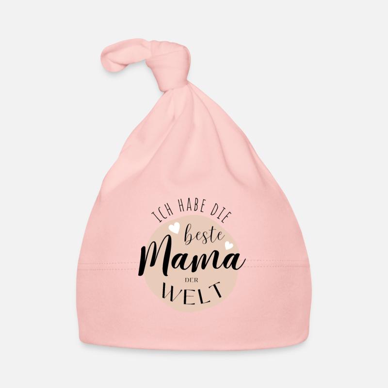 BESTE MAMA - Baby Geschenkidee Muttertag Baby Bio-Mütze